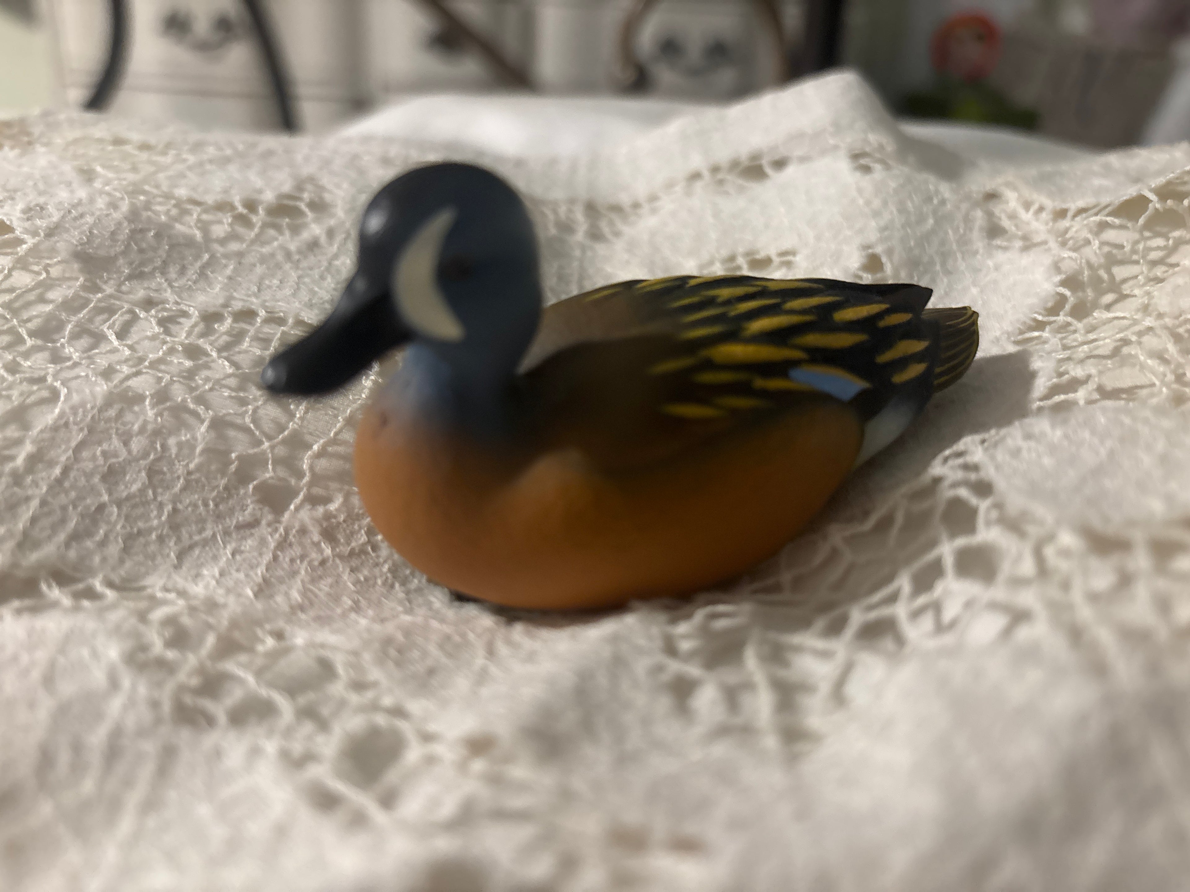 2007 Jett Brunet Ducks Unlimited Mini Miniature Decoy