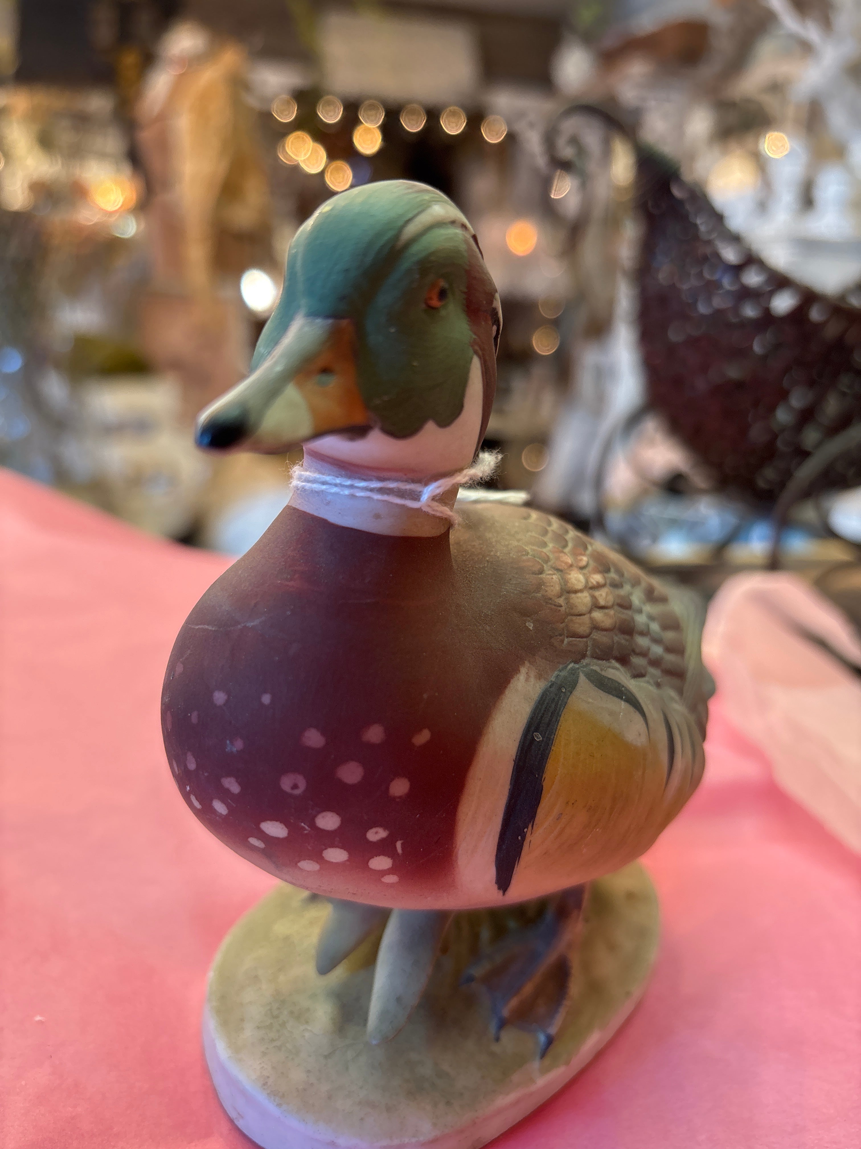 Vintage wood duck lefton