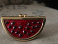 Vintage ESTEE LAUDER WATERMELON SOLID PERFUME COMPACT