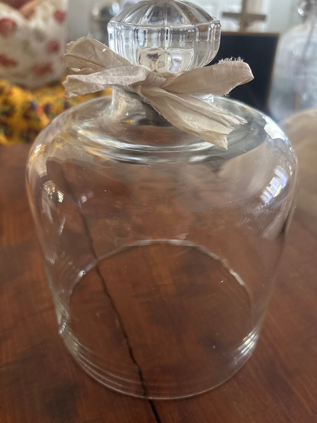Vintage glass cloche