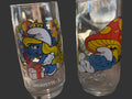 Vintage 1982 Smurf Glasses Set Of 2