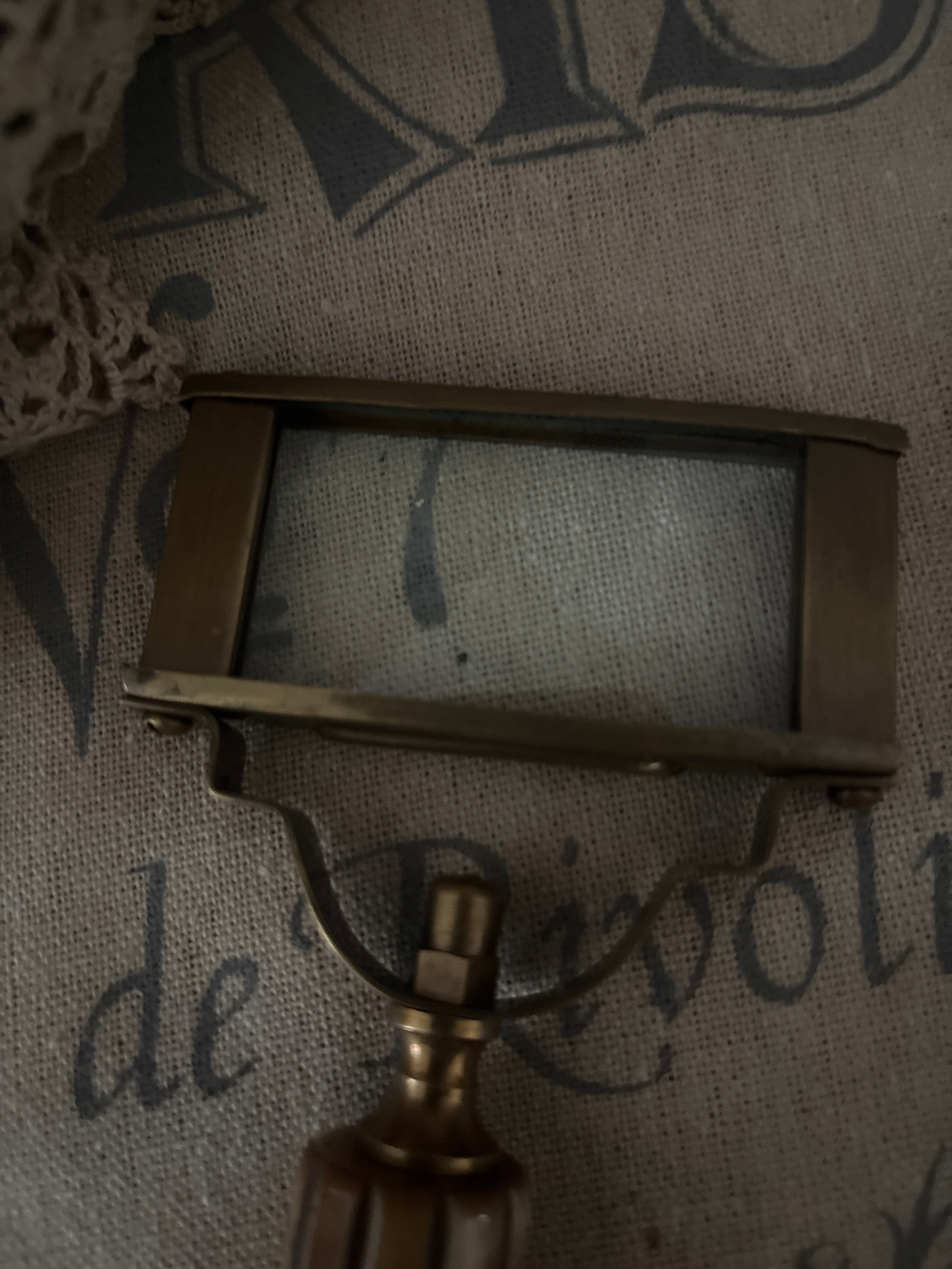 Vintage inspired square magnifying glass
