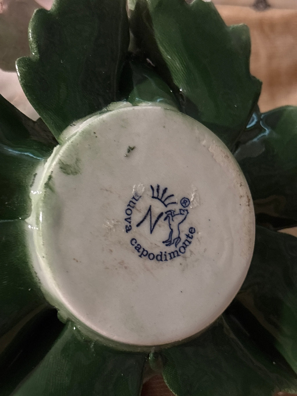 Vintage  Nuova capodimonte candle holder