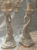 Vintage  Set Lenox Dolphins 24k Gold Trim Ivory