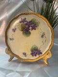 Vintage gold, plated, purple plate, savaria z.s act