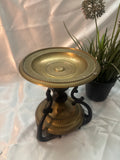 Antique brass candle holder,cup