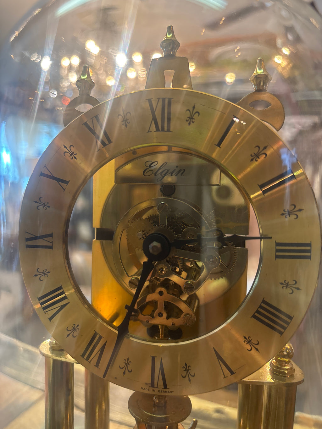 Vintage 1980s Elgin S Haller German Anniversary Torsion Clock