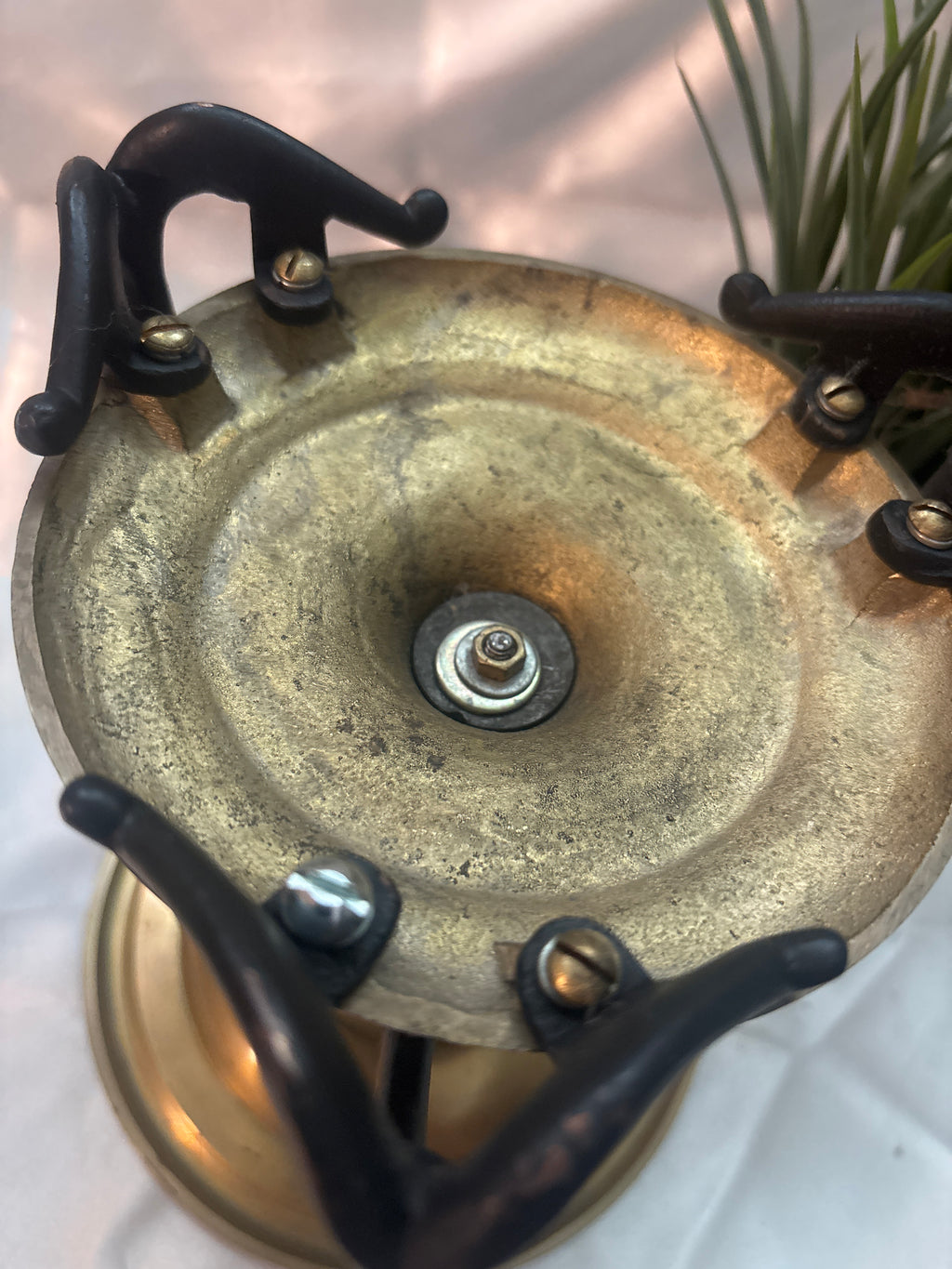 Antique brass candle holder,cup