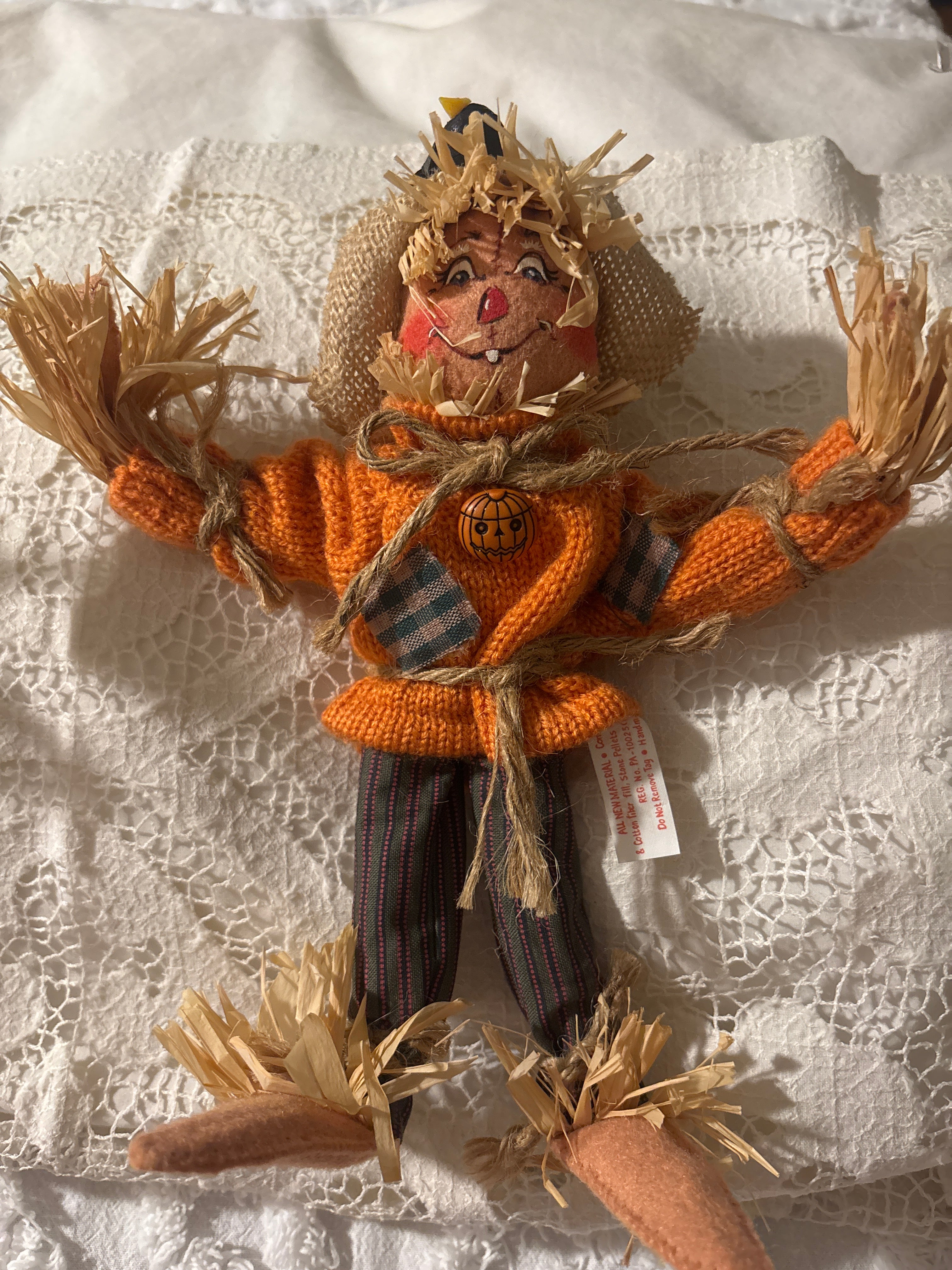 Annalee Doll Scarecrow 12" 2006 Halloween