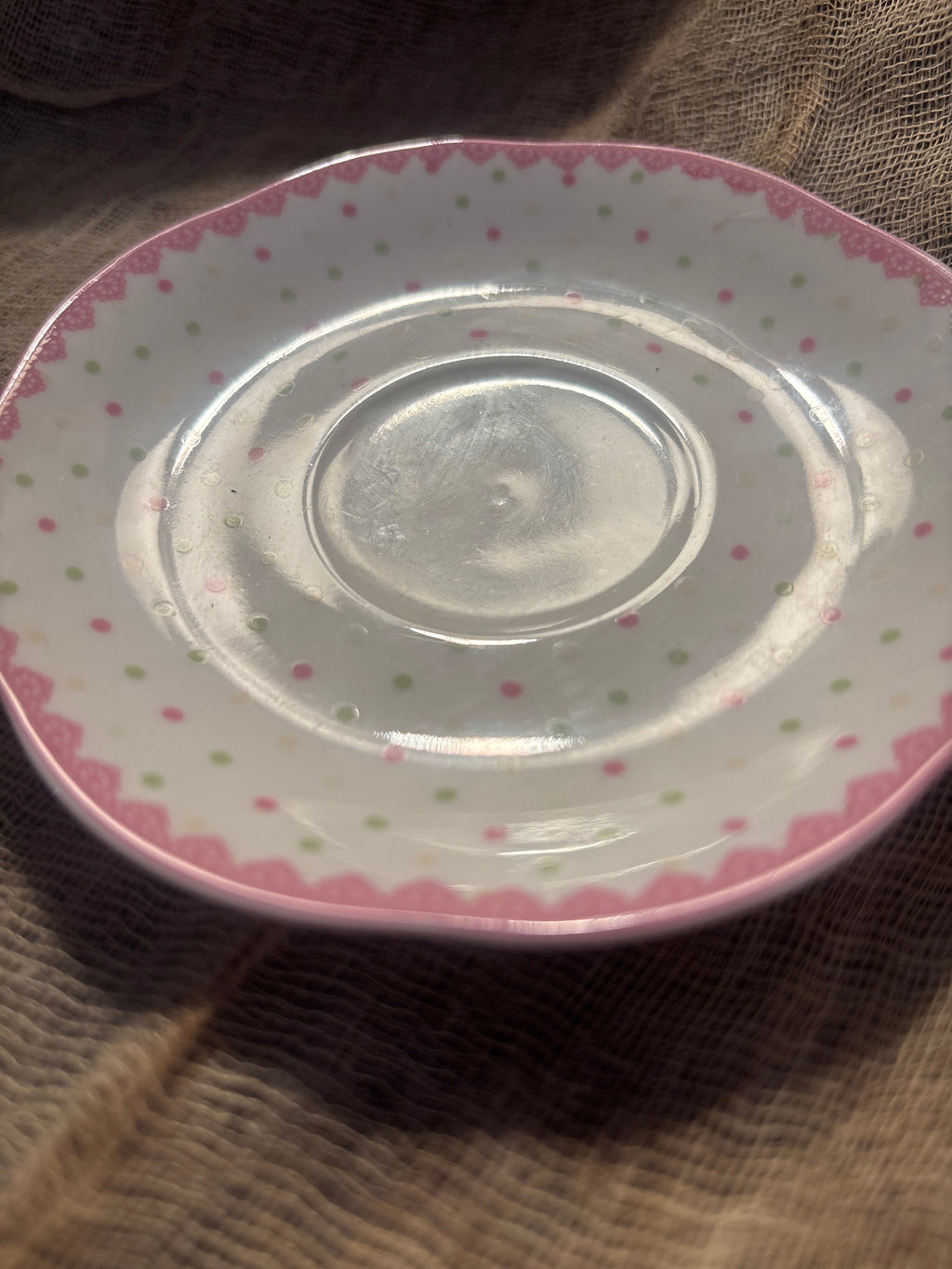 Tea Time Collection Floral Teacup & Saucer Set – Pink Rose Cottage Chintz