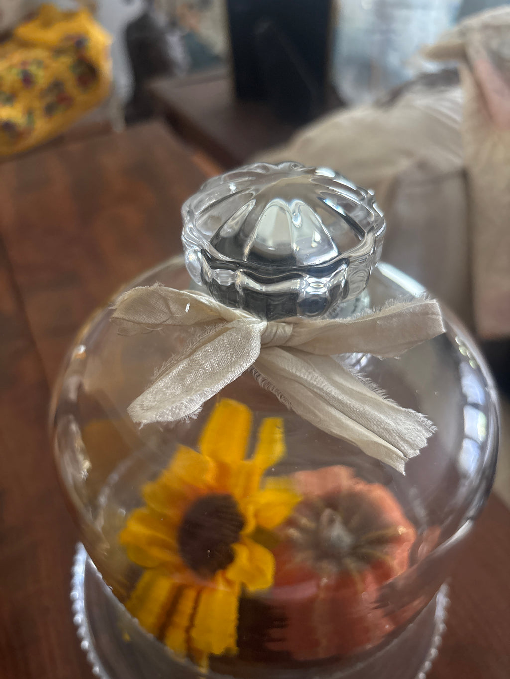 Vintage glass cloche