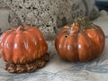 Ceramic Pumpkin Salt & Pepper Shakers Fall Thanksgiving