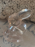 Vintage Fenton pink rabbit