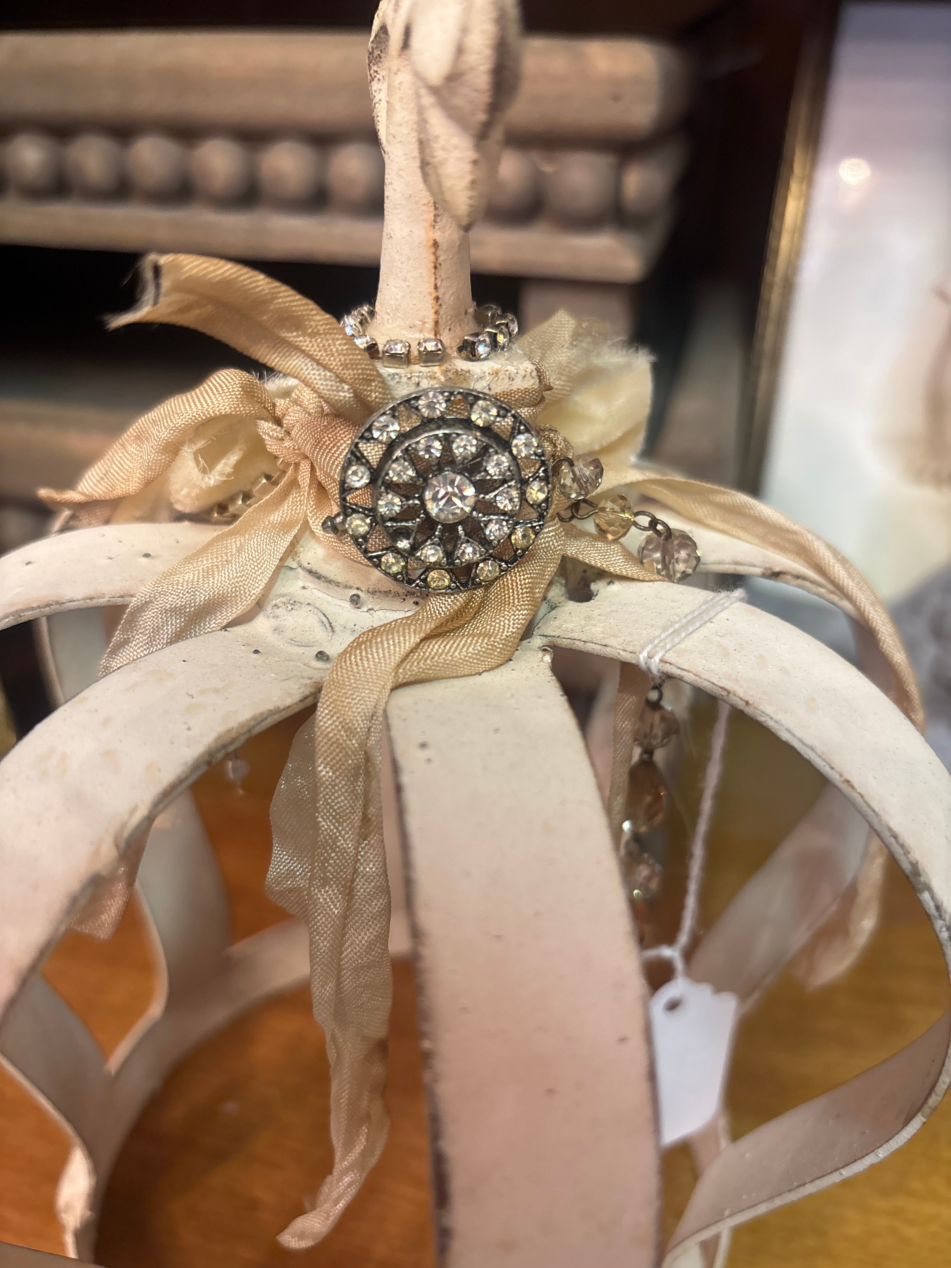 Beautiful metal crown, shabby