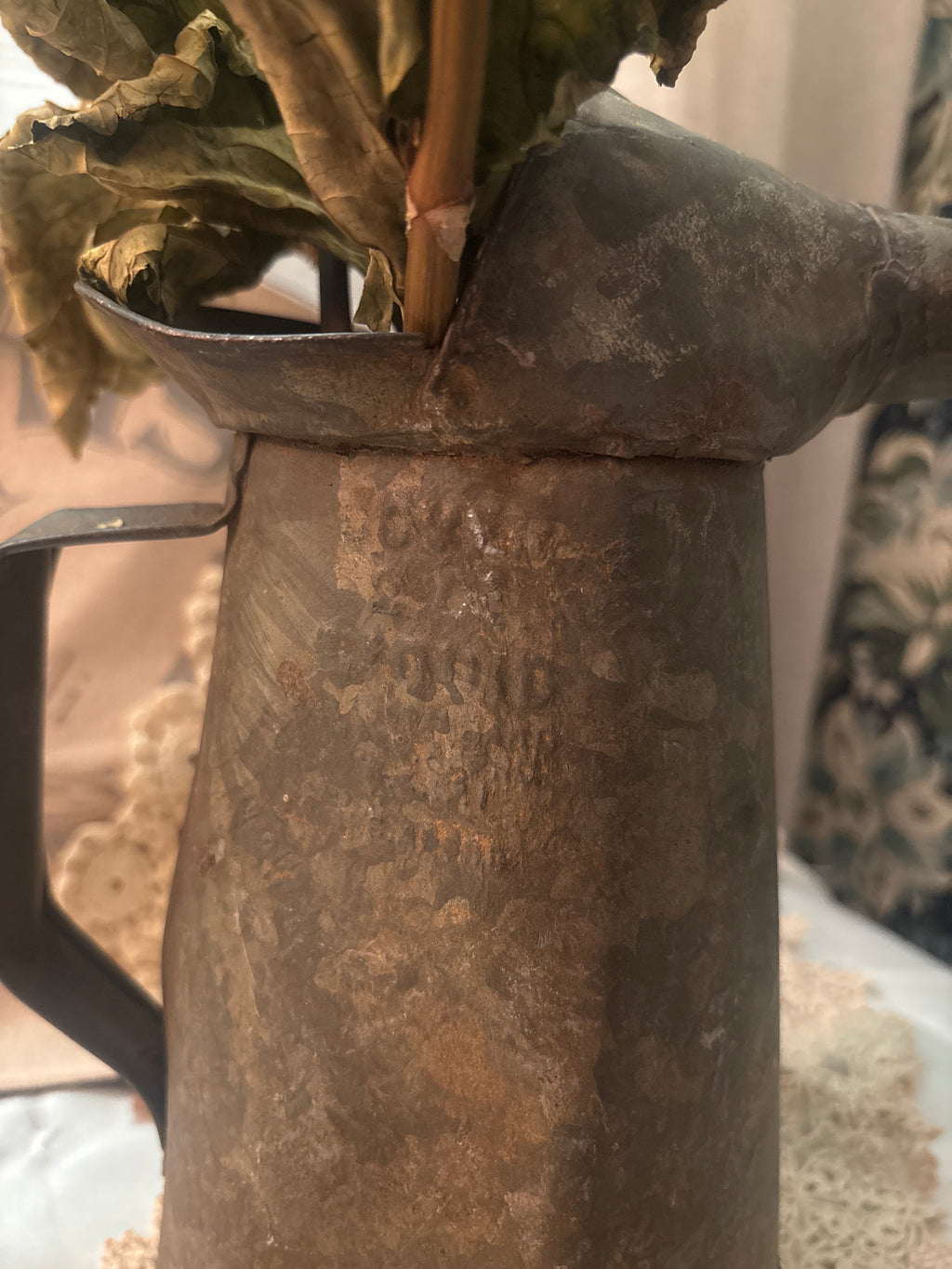 Vintage Dover Half 1/2 Gallon Oil Can 1930