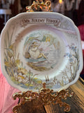 Vintage Mr Jeremy fisher royal albert plate the world of Beatrix potter