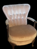 Vintage pink accent chair
