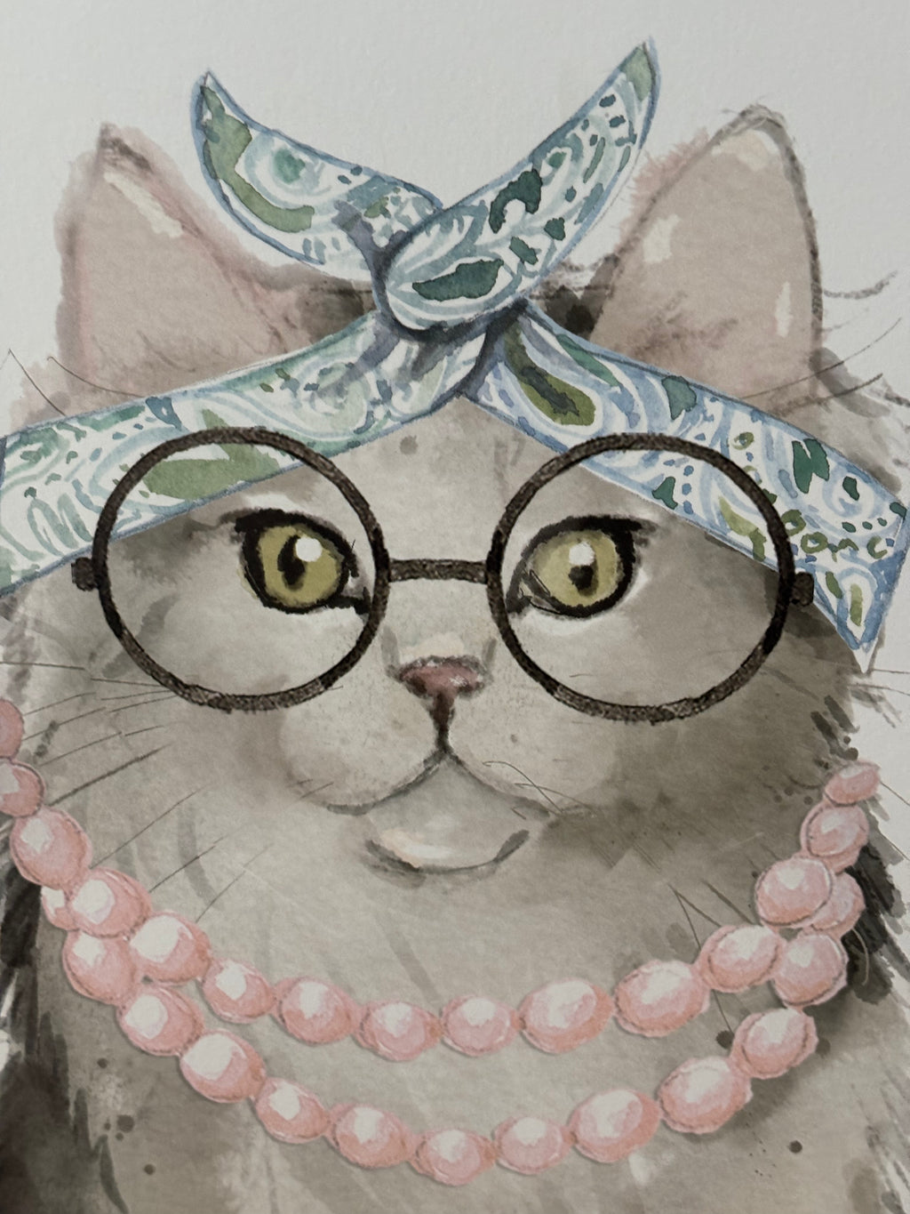 Super cute cat wall picture