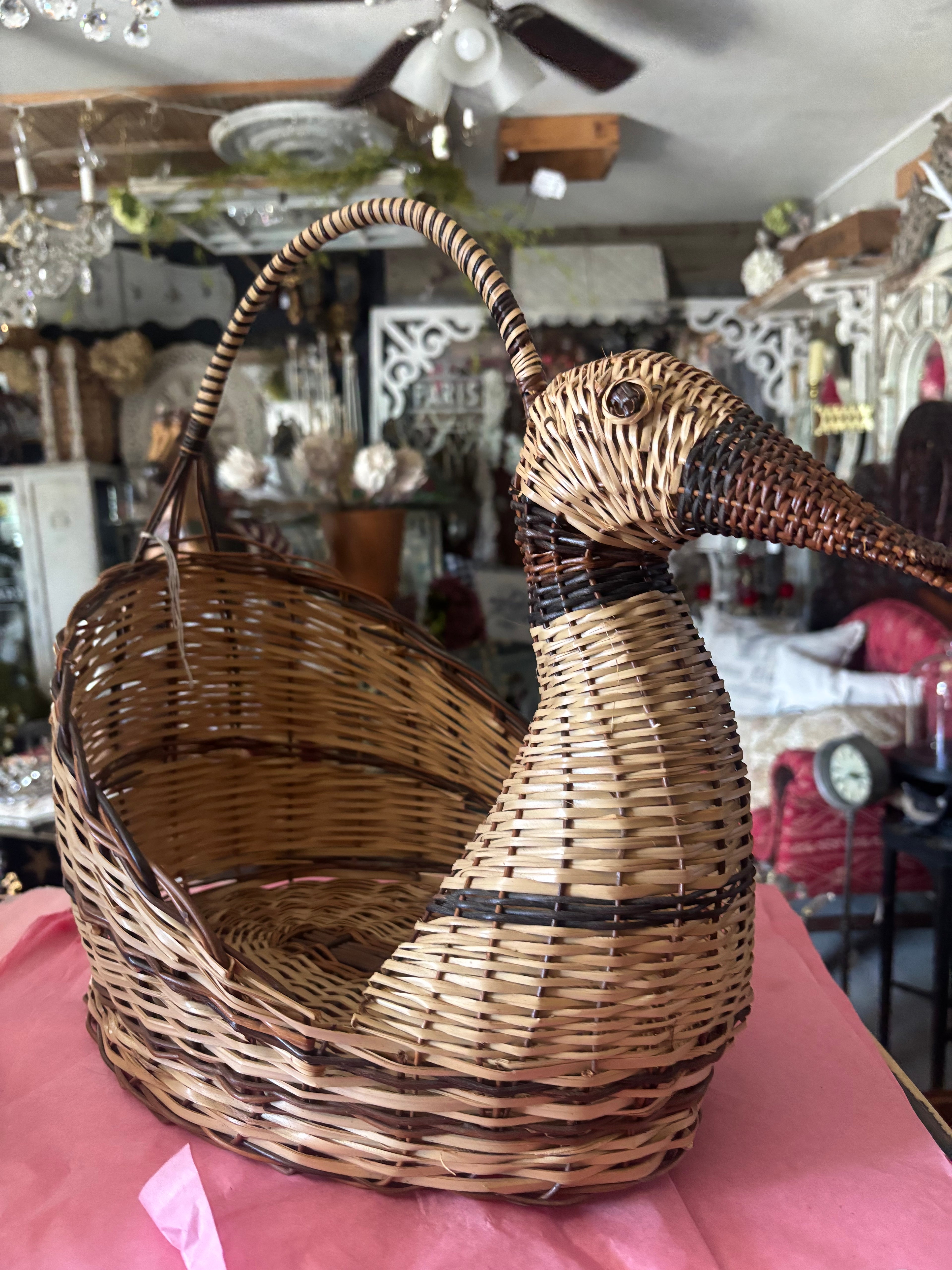 Vintage Duck Basket