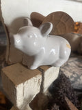 Ceramic small flying pig